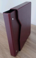 Raccoglitore Album Rosso L Con Custodia Per Cartoline Banconote Santini Monete - Books & Software