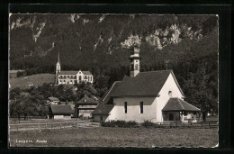 AK Lungern, Teilansicht Mit Kirche - Lungern