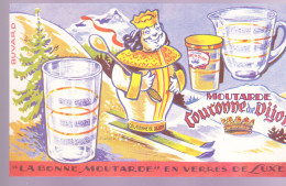 BUVARD  - MOUTARDE COURONNE DE DIJON - Mosterd