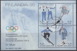 FINNLAND  Block 11, Gestempelt, 100 Jahre Internationales Olympisches Komitee (IOC) - Finnische Olympiasieger, 1994 - Blocks & Sheetlets