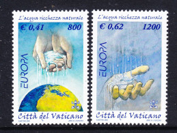 Europa Cept 2001 Vatican City 2v ** Mnh (62428A) @ Face - 2001