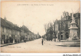 AMLP8-0826-38 - LES ABRETS - La Place Et Route De Lyon - Les Abrets