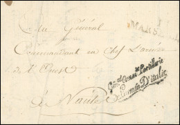 Collection Jean Sénéchal. 19 Avril 1795. Lettre Frappée De La Griffe "LE GENERAL COMMANDANT EN CHEF DE L'ARTILLERIE DE L - Sin Clasificación