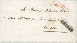 Collection Jean Sénéchal. 19 Décembre 1805. Lettre Frappée De La Griffe Rouge "GRAND ELECTEUR" Et Du Cachet Noir "CHARGE - Sin Clasificación
