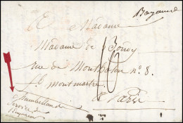 Collection Jean Sénéchal. 30 Mai 1808. CHATEAU DE MARRAC. Lettre Avec Marque Manuscrite Du Bureau De BAYONNE, Contresein - Sin Clasificación