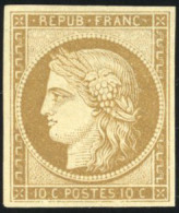 1 - 10c. Bistre-jaune. Très Frais. SUP. - 1849-1850 Cérès