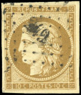1a - 10c. Bistre-brun. Obl. TB. - 1849-1850 Cérès