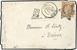 38 - LE FULTON. 40c. Siège Obl. étoile S/Agence Havas Frappée Du Cachet Avec Section De Levée De PARIS (60) Du 1er Novem - Guerra Del 1870