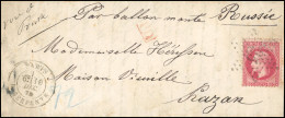 32 - LE GENERAL RENAULT. 80c. Lauré Obl. étoile 25 S/lettre Frappée Du CàD De PARIS - R. SERPENTE Du 10 Décembre 1870 à  - Guerra Del 1870