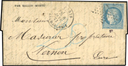 LE DUQUESNE. 20c. Siège Obl. étoile S/Gazette Des Absents N°23 Frappée Du CàD De PARIS - RUE BEAUMARCHAIS Du 6 Janvier 1 - Guerra Del 1870