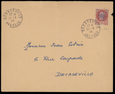 6 - DECAZEVILLE. 1F.50 Brun-rouge, Type I Obl. S/lettre Locale Frappée Du CàD De DECAZEVILLE Du 26 Août 1944 Avec Arrivé - Liberation