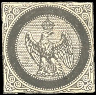 1 - Essai Du Type Aigle En Noir Avec Cercle Intérieur Et Sans Valeur Faciale. SUP. - Altri & Non Classificati