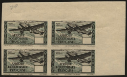 41a - Poste Aérienne. Bloc De 4. ND. CdeF. Sans Valeur Dans Le Cartouche. SUP. - Altri & Non Classificati