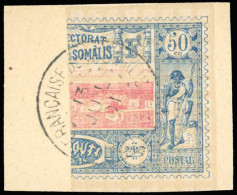 10c+13c+15c - Moitié Du 10c. + Moitié Du 30c. + Moitié Du 50c. 3 Valeurs S/fragments. TB. - Other & Unclassified