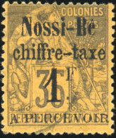 3+4+6 - Timbres-Taxe. 50c. S/30c. Brun + 35c. S/4c. Lilas-brun S/gris + 1F. S/35c. Violet-noir S/jaune-orange. 3 Valeurs - Autres & Non Classés