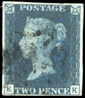 4 - 2d. Deep Full Blue. Used. VF. - Autres & Non Classés