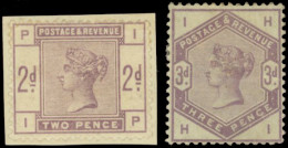 189+191 - 2d. Lilac + 3d. Lilac. F. - Autres & Non Classés