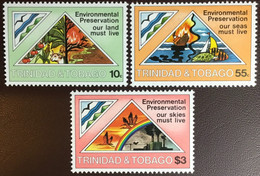 Trinidad & Tobago 1981 Environmental Protection Turtles Animals MNH - Trinité & Tobago (1962-...)