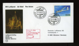 Rusland - Lufthansa - First Flight Boeing 737 - Moskou-München - Autres & Non Classés