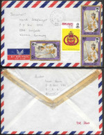 Brunei Bandar Seri Begawan Cover Mailed To Germany 1978. 70S Rate - Brunei (...-1984)
