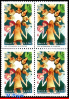Ref. BR-2009-Q BRAZIL 1985 INTL. YOUTH YEAR, CIRCLE OF CHILDREN, BLOCK MNH, ONU, UN 4V Sc# 2009 - Blocs-feuillets