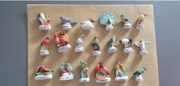 LOT DE 42 FEVES D'OISEAUX ET PERROQUETS - Animals