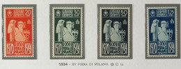 Italia Colonie Emissioni Generali 1934 Fiera Di Milano S.10 Splendida MNH - General Issues