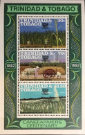 Trinidad & Tobago 1982 Canefarmers Centenary Minisheet MNH - Trinité & Tobago (1962-...)