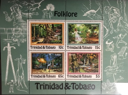 Trinidad & Tobago 1982 Folklore Minisheet MNH - Trinité & Tobago (1962-...)