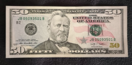 United States - 50 Dollars Banknote, 2009, UNC - A Identifier
