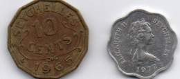 Seychelles 5 Cent & 3 Pence Coins - Seychelles