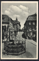 AK Bad Windsheim, Schöner Brunnen Mit Kegetstrasse - Bad Windsheim
