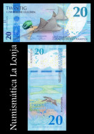Curazao & St. Martín 20 Gulden Eagle Ray 2025 Pick 2 New Sc Unc - Other & Unclassified