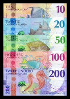Curazao & St. Martín Full Set 10 20 50 100 200 Gulden 2025 Pick 1-5 New Sc Unc - Other & Unclassified