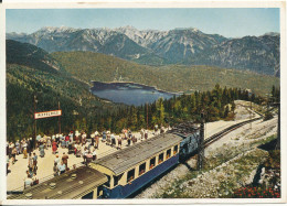 Germany Postcard Sent To Denmark 15-7-1958 Bayerische Zugspitzbahn - Zugspitze