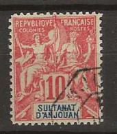1900 USED Anjouan Yvert 14 - Gebruikt