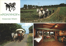 Huebender Ponyreiten Pferdekutsche Hotel Restaurant Ponyhof Gastraum - Wiehl