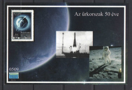 Hungary 2001. Space - 50. Anniversary Commemorative Sheet Llimited Issue ! - Commemorative Sheets