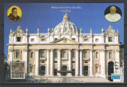 Hungary 2006. Vatican Saint Peter Basilic Commemorative Sheet Llimited Issue - Commemorative Sheets
