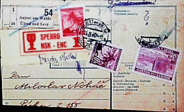 Böhmen Und Mähren - Paketkarte Postovni Pruvodka De AUJEST - B1648 - Postcards
