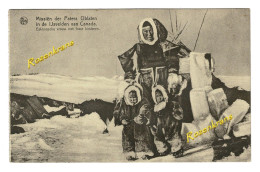 Ethnique Ethnic Woman Girl Fille Femme Costume Polar CPA CANADA Inuit Indigene Native Missionary Of Father Oblates - Amerika