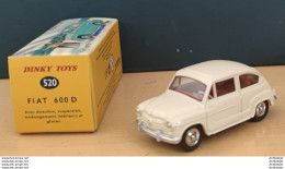 Fiat 600D CrÃ¨me  Dinky Toys Atlas 1:43 - Dinky