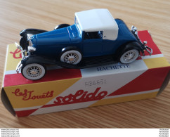 Cordl L 29 1929 Solido Hachette 1:43 - Solido