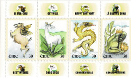 IRELAND 2000 Mi HB93 TYPE I CHINESE NEW YEAR - YEAR OF THE DRAGON MINT MINIATURE SHEET ** - Blocks & Kleinbögen
