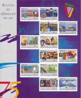 IRELAND 1997 Mi 1200-1205Zd CELEBRATING THE MILLENNIUM FAMOUS PEOPLE MINT LARGE SHEETLET ** - Blocks & Kleinbögen