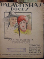 Partitura: Palavrinhas Doces "Maxixe Da Revista Trus-trus" - Raul Portela - Other & Unclassified