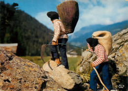 SANTONS Montagnards  Les Paysans De Myriam FOURNIER Luberon Ansouis  31 (scan Recto-verso)MA1970bis - Ansouis