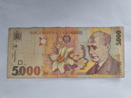Romania - Banconota 5.000 Lei 1998 - Lucian Blaga - Secondo Esemplare - Romania