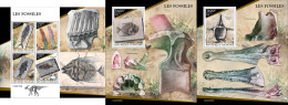 2025 03 - TOGO - FOSSILS           4V+ 2X1V   MNH** - Fossielen