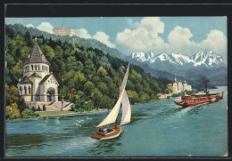 AK Berg Am Starnberger See, Votivkapelle Und Zugspitze - Zugspitze